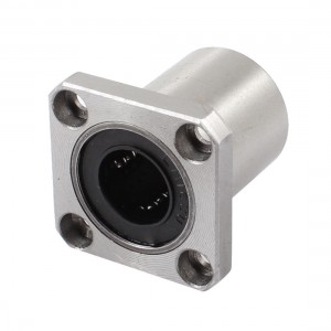 LMK16UU 17mm x28mm x37mm Flange Type CNC Linear Motion Rubber Shield Bearing