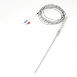K Type 400C Thermocouple Temperature Measurement Sensor Probe 9.8Ft Length