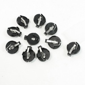 10 Pcs 23mm x 6mm Coin Cell Button Battery Holder for CR/LIR2032 2025 2016