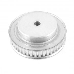 75mm x 25mm 45 Tooth 3/20" Pitch XL Type Timing Belt Pulley Silver Tone