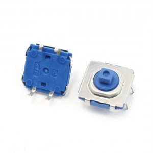 2PCS Water Resistance Momentary Motion Tact Switch 11mmx13mmx13mm DC12V 0.2A