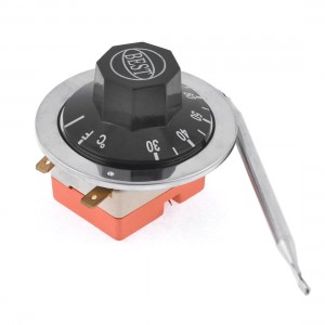 30-80 Celsius Degree Adjustable Temperature Controller Capillary Thermostat