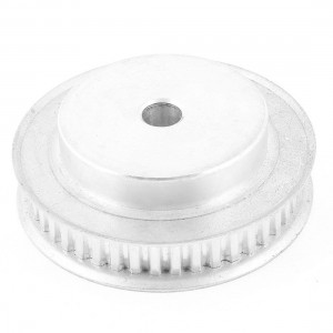 11mm Width Groove Belt 44 Tooth 77mm x 25mm Alloy Timing Pulley Silver Tone