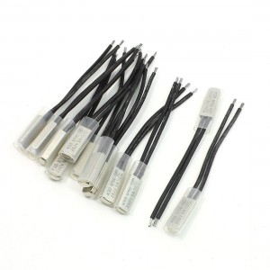 12 Pcs Normal CLose 110C Bimetal Thermal Thermostat KSD9700 Switch 250V 5A