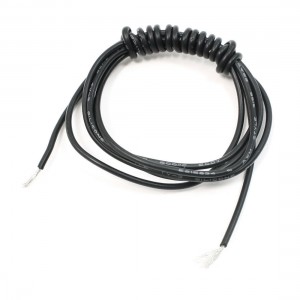 Black Model 22AWG Home appliance Accessory Part Silicone Cable 3.3 Ft