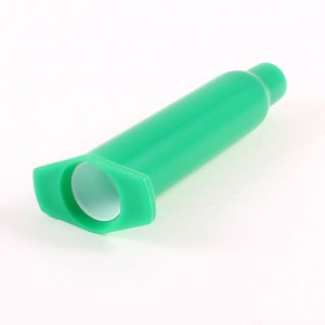 Green Plastic 4mm Diameter Helix Luer Lock Tip Dispenser Barrels 5CC