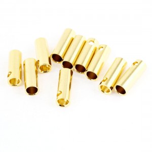 5mm Inside Dia Female Banana Plug Bullet Connector Replacement 10 Pcs