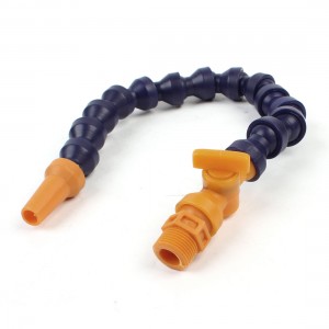 Lathe Milling 3/8" Thread Round Switch Flexible Oil Coolant Pipe Hose 16"