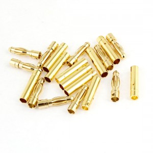 4mm Inside Dia Male Female Banana Plug Bullet Connector Replacement 10 Pairs