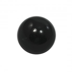 Black Threaded Ball Knob 40mm Dia 12mm Bore for Joystick Machine Handle