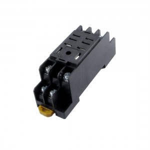 AC 300V 12A HH61P LY1 LY2 Relay 8 Terminals 34mm Din Rail Socket Holder PTF08A