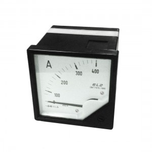 80mm Square Panel AC 400A Analog Meter Ammeter Pointer