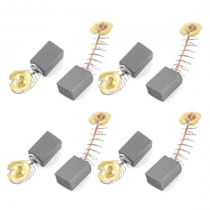 8 Pcs Spare Parts 6mm x 9mm x 12mm Carbon Brush for Dust Collector