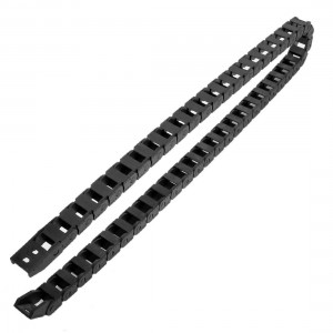 1M Length Black Cable Wire Carrier Drag Chain Nested 10mm x 15mm