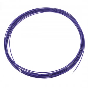 20 Meter Long 3.5mm Dia Purple Plastic Draw Tape Through Conduit Cable Puller