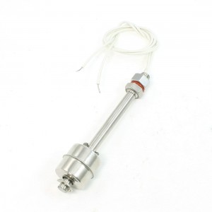 Vertical Liquid Water Level Sensor Stainless Steel Float Switch 12cm Long