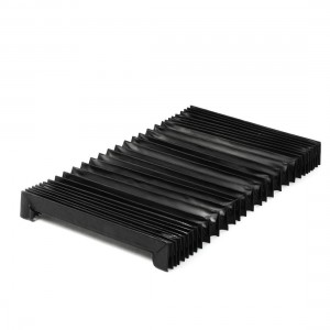 Black Synthetic Rubber Dust Cover for Machine 240mm x 80mm x 37mm