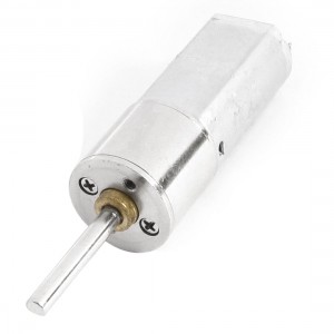 16mm Diameter DC 12V Rated Voltage 130RPM Torque Geared Box Motor