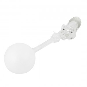 Adjustable Angle 3" White Ball Liquid Water Level Float Sensor Switch