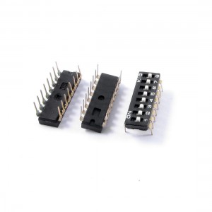 3PCS Electronic Dual Rows 8 Ways 16 Pins Slide Type DIP Switch
