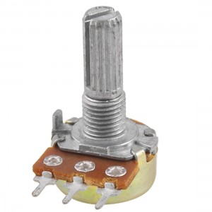 B50K Model 50K Ohm 3 Terminals Single Linear Rotary Taper Potentiometer