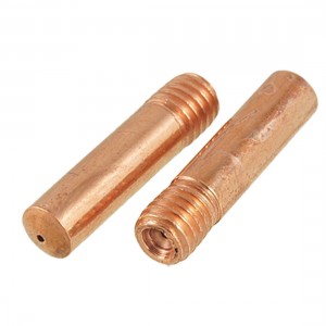 Male Thread 0.8x24.4mm Welding Contact Tip Repair Parts