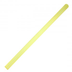 25mm Diameter Mold Spring Flexible Yellow Polyurethane PU Rod 20"