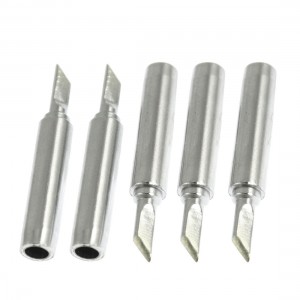 Replacement 5mm Bevel Width Soldering Solder Iron Tip 5 Pcs
