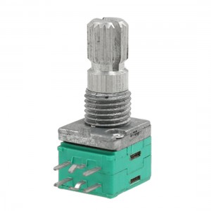 15/64" Split Shaft 10K ohm 80mW Carbon Single Turn Axial Potentiometer