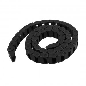 1.07M Length Black Plastic Wire Carrier Cable Drag Chain 10mm x 15mm