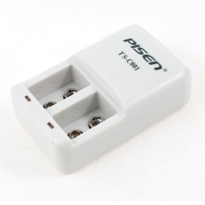 Universal AC 100V-240V US Plug  9V NI-MH Rechargeable Battery Charger White