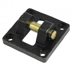 0 54" Dia Pin 4 Bolt Holes Pivot Clevis Mounting Bracket for Cylinder