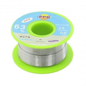 0.6mm Diameter 5M Long Solder Flux Soldering Tin Lead Wire Reel Core