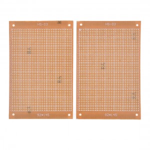 2Pcs Single Side Copper Panel Prototype Matrix Circuit PCB Board 14.5x9.2cm