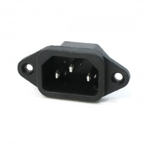 IEC320 C14 Inlet 3 Pin Terminals Power Socket Adapter AC 250V 10A