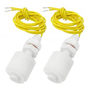 Aquarium Pool Liquid Level Sensor Vertical Floating Switch White x 2