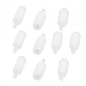 10 Pcs M2 x 15mm + 10mm PC Board Hexagonal Hex Threaded Spacer