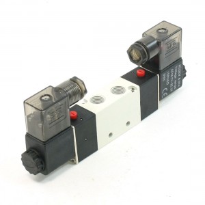 AC 220V 6 0VA Single Coil 2 Position 5 Ports Electric Solenoid Valve
