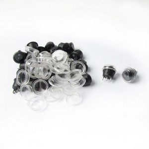 30 Pcs AC 250V/6A 125V/10A SPDT 3P ON/OFF Round Rocker Switch w Waterproof Cover