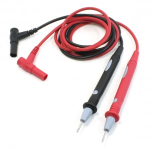 Pair 1M Length Banana Plugs Multimeter Meter Probe Test Lead Red Black