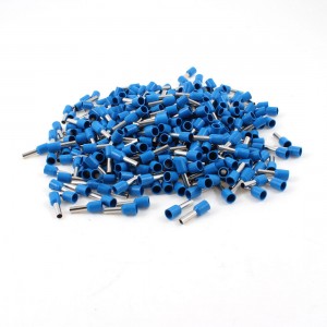 1000pcs Blue PVC Sleeve 12 AWG Insulated Crimp Terminals Cable Lug