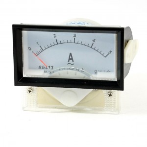 85L17 AC 0-5A 70mm x 40mm Analog Ampere Panel Meter Amperemeter