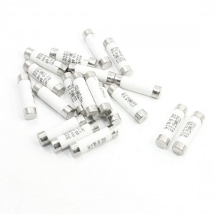 20PCS AC500V 10A R015 RT19 Fast Blow Acting Ceramic Fuse Link 10mmx38mm
