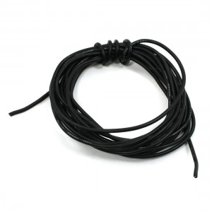 Electric Heater Elements 26# Gauge Silicone Resin Wire Cable Black 2 Meter