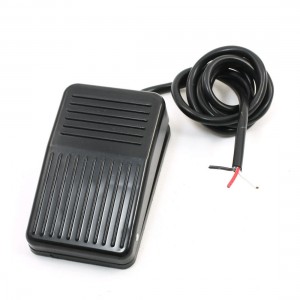 10A SPDT NO NC Momentary Foot Treadle Switch Black for CNC Industrial