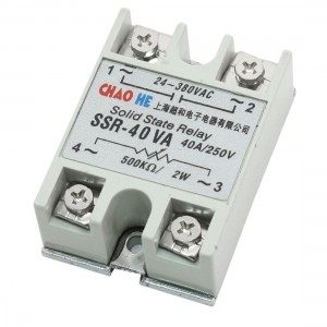 500Kohm SSR-40VA Metal Base Single Phase Solid State Relay