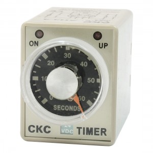 AH3-3 8 Pin DIN Rail 0-60 Seconds 60S Delay Time Relay Timer DC 24V