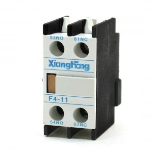 10A Ith 500V Ue 1NO 1NC 4 Terminals Auxiliary Contact Block