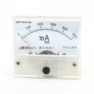 Class 2.5 Accuracy DC Current Panel Amplifier Meter 0-500mA 85C1