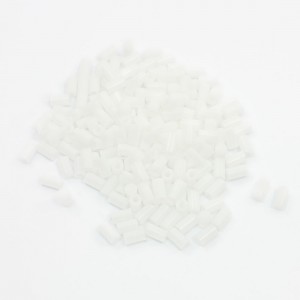 200 Pcs White Nylon Cylinder 10mm Length 6mm Dia Extruded Bar